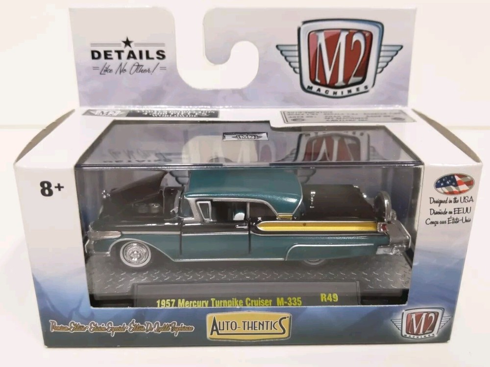 M2 Machines 1/64 1957 Mercury Turnpike Cruiser M-335 R49 18-33 (1 of 4500)