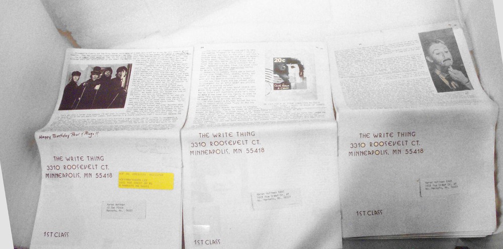 Vintage 1983-84 Beatles Fanzines THE WRITE THING Issues 40 41 42