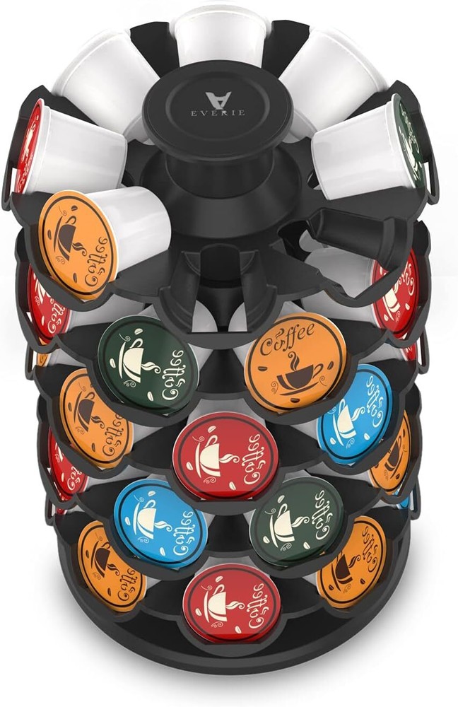 Coffee Pod Storage Carousel Holder Organizer Compatible 40 Keurig K-Cup Pod Set
