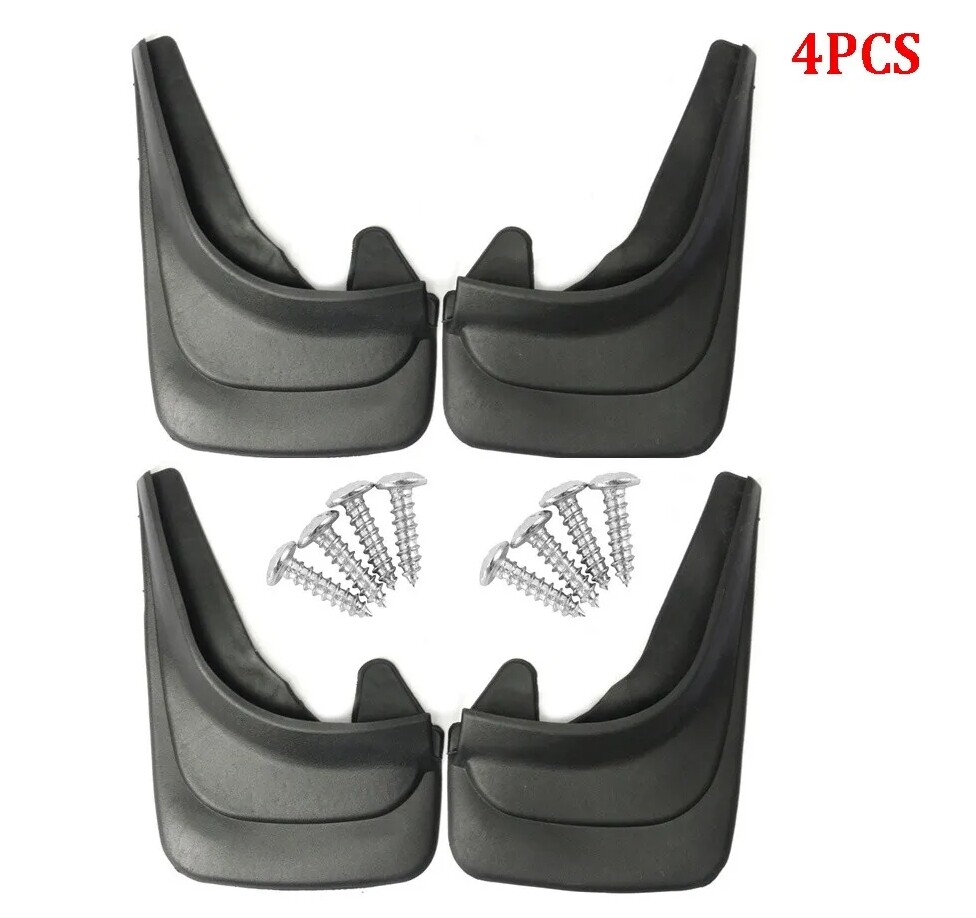 Flap Mudflaps Splash Guards Fender Suv Truck Rv Front Rear Abs Soft Plastic 4Pcs