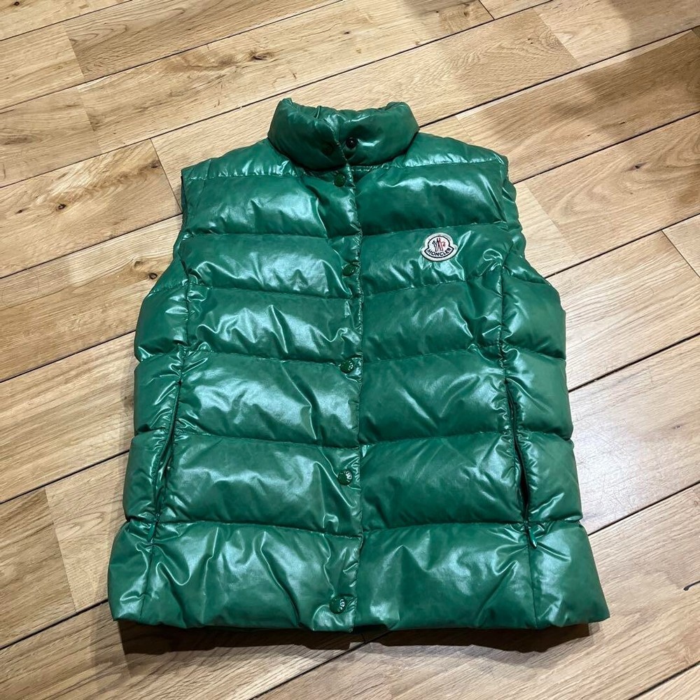 Moncler Green Down Vest Size S Japan Import GUI Gilet 210914332105