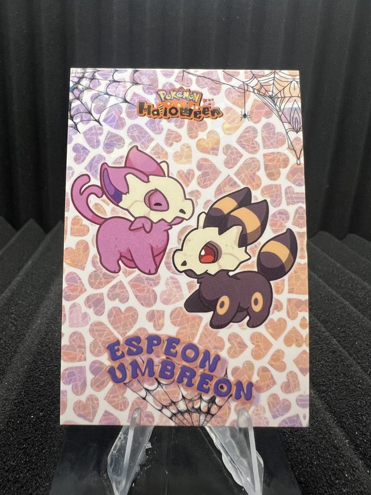 Umbreon & Espeon - Cracked Ice Holo - Halloween Card Database 2025 - Pokemon