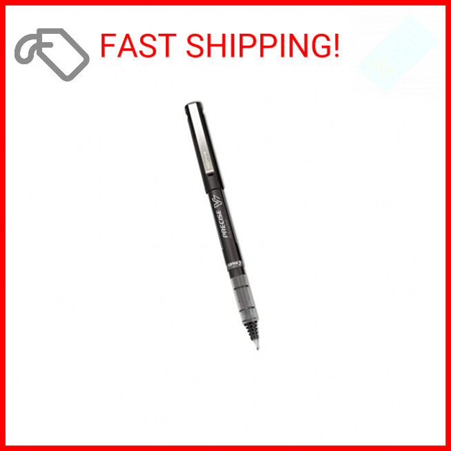 Pilot Precise V7 Stick Liquid Ink Rolling Ball Stick Pens, Fine Point (0.7mm) Bl