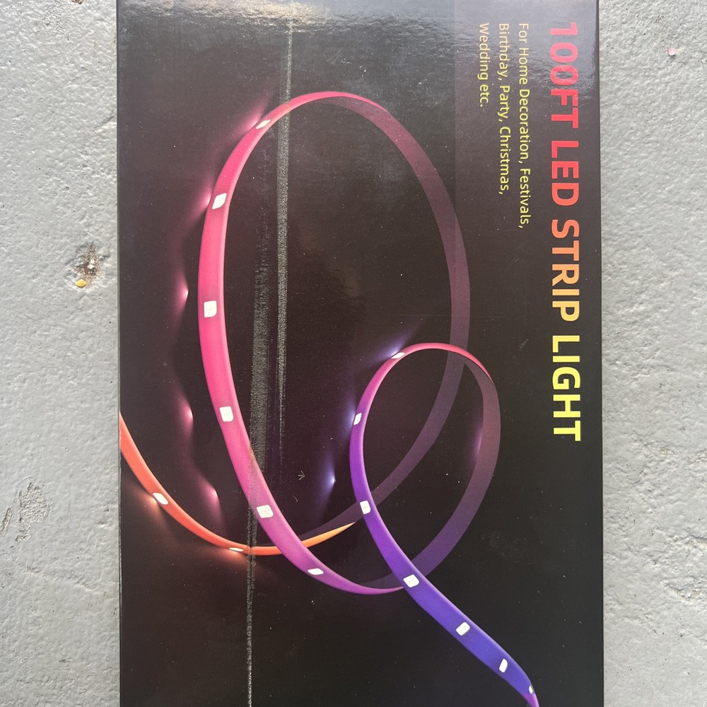 100FT LED Strip Lights by NOB – Bright Flexible Lighting for Home & Decor