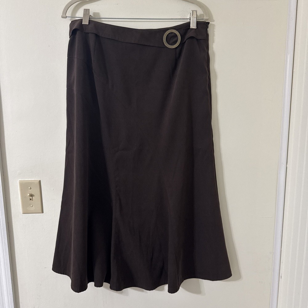 Requirements Long Brown Skirt Women's Size 10