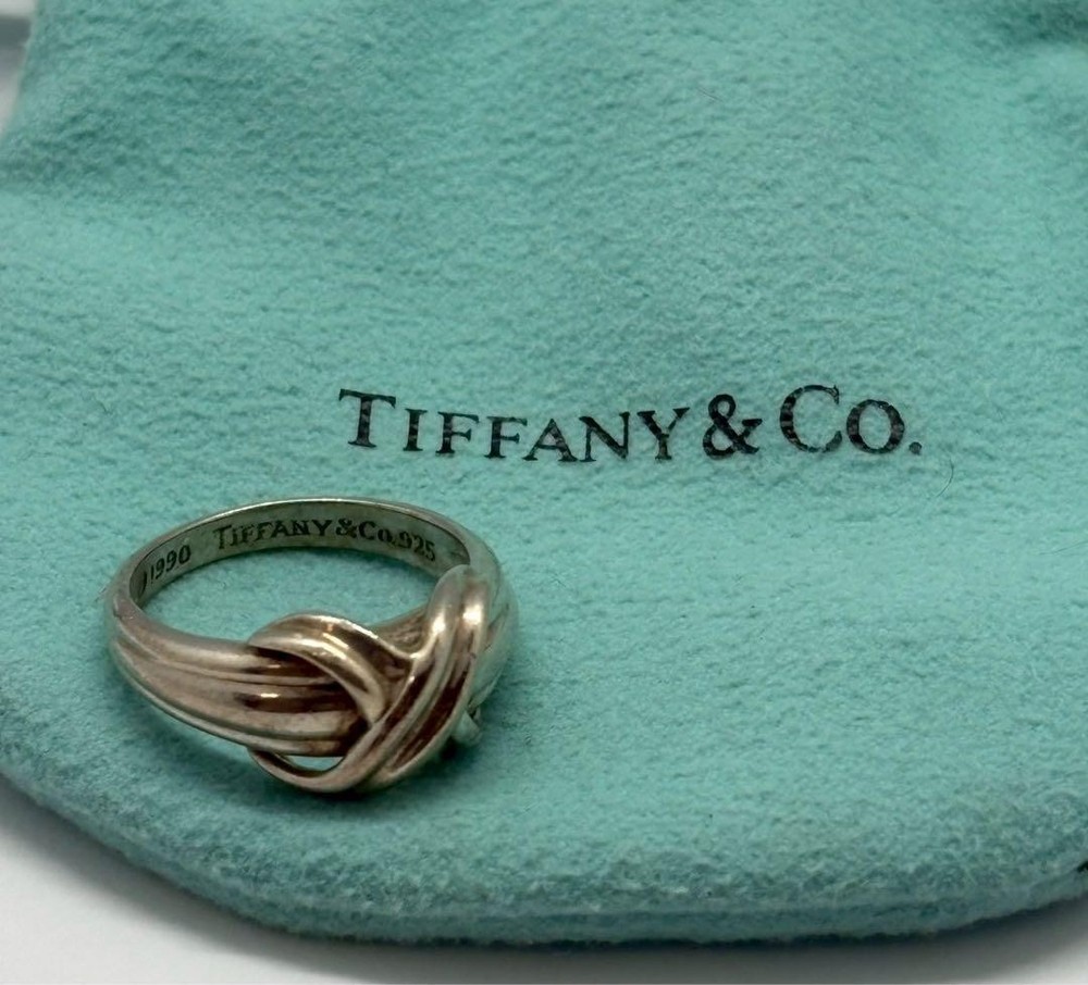 Tiffany Signature Silver Ring Luxury Jewelry Collection