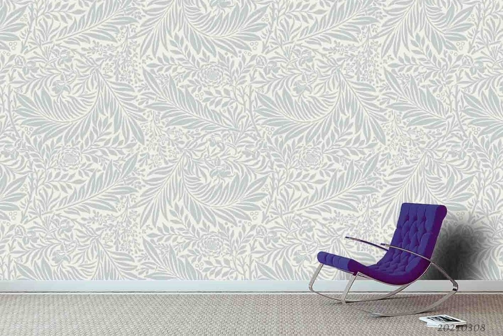 3D Leaves Flowers Plantation Pattern Wall Murals Wallpaper Murals Wall Sticker