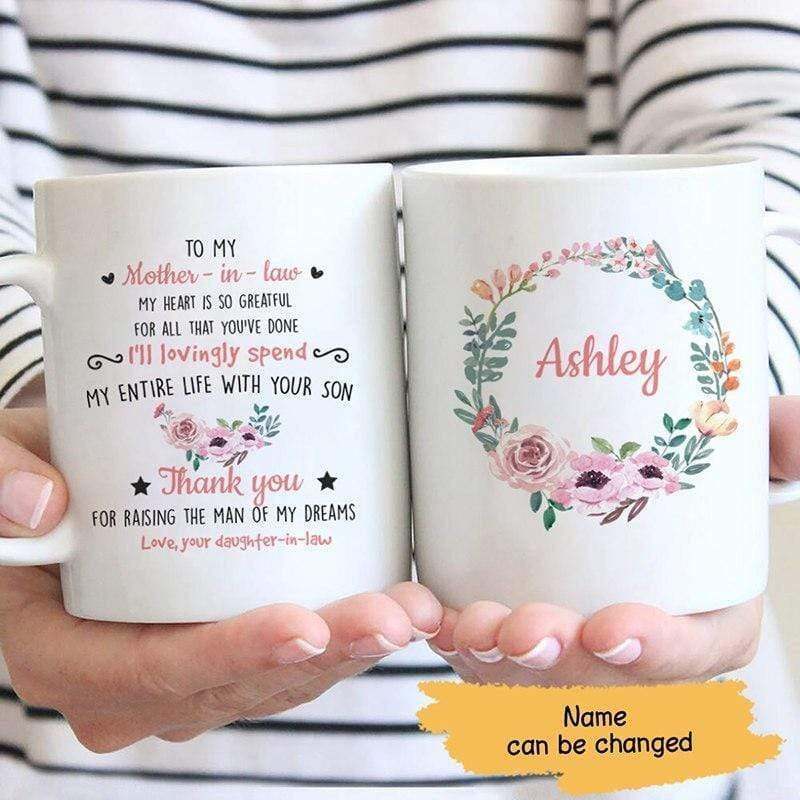 Family Mother In Law Gift Personalized Coffee Mug Love Gift Funny Mug
