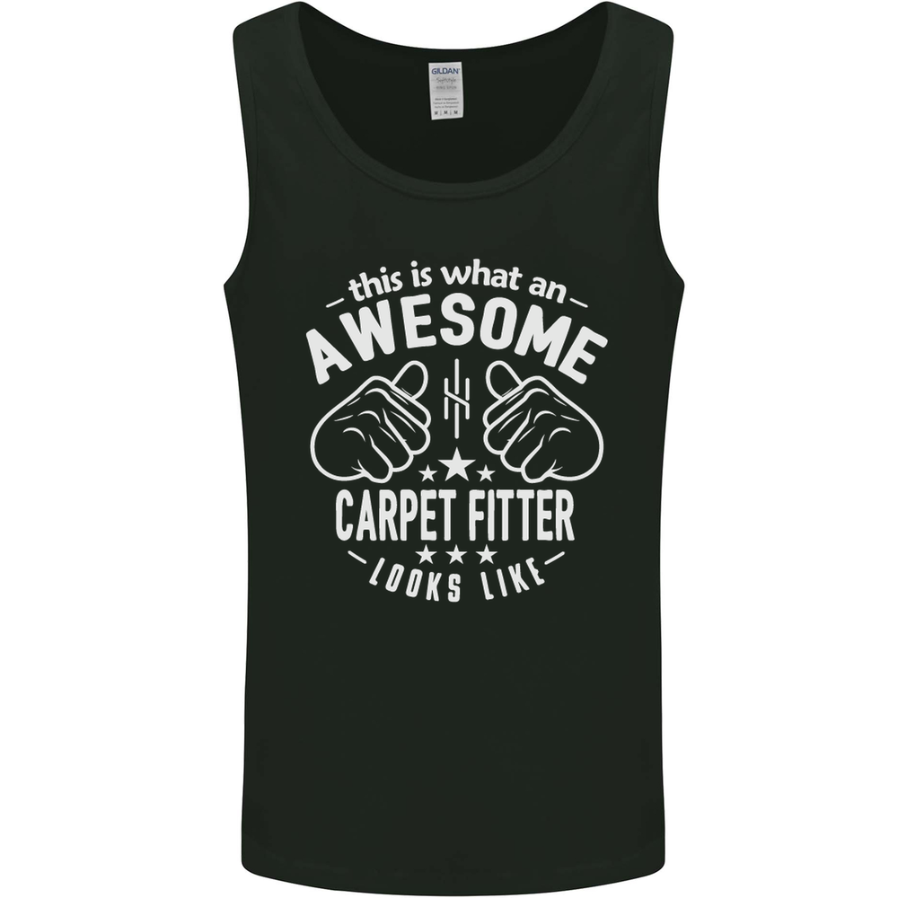 An Awesome Carpet Fitter Looks Like Mens Vest Tank Top