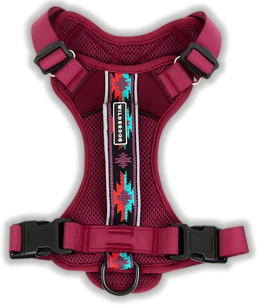 Lightweight Dog Harness with Reflective Straps - Medium - Huckleberry...