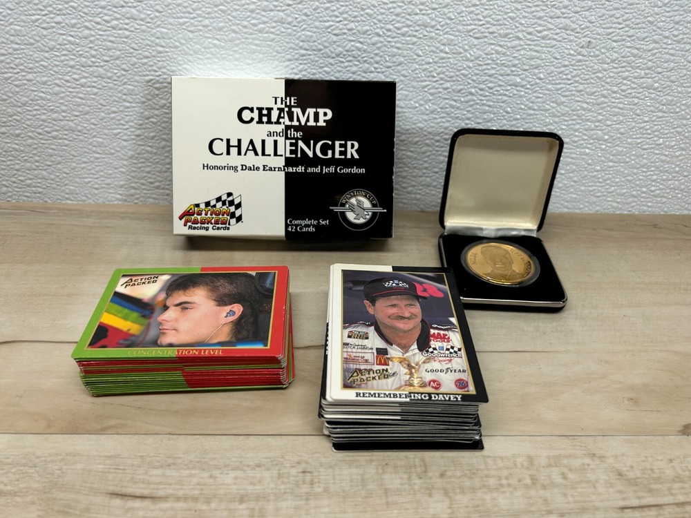Nascar Jeff Gordon Collectible Cards 25th Coin Anniversary Champions Box Set