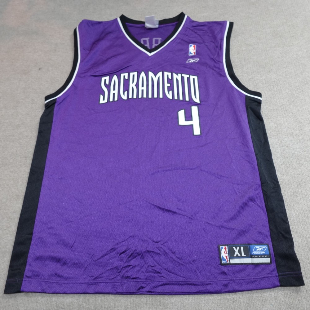 Chris Webber Sacramento Kings XL Purple Reebok Basketball Jersey