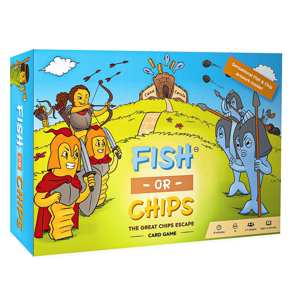 THE GREAT FRIES ESCAPE - Foodie Adventure Card Game for Kids, Easy to Learn P...