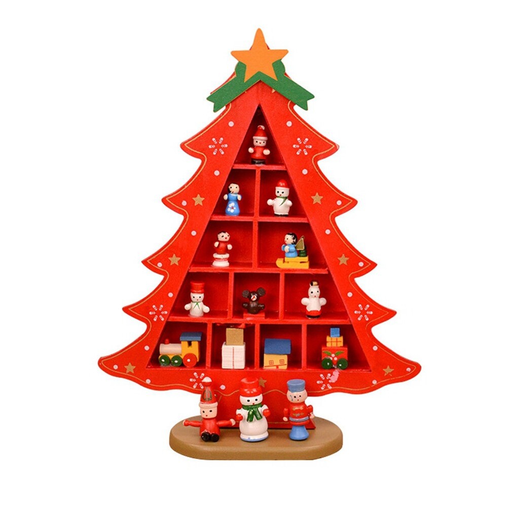 1 Pieces DIY Wooden Christmas Trees  X5S16389