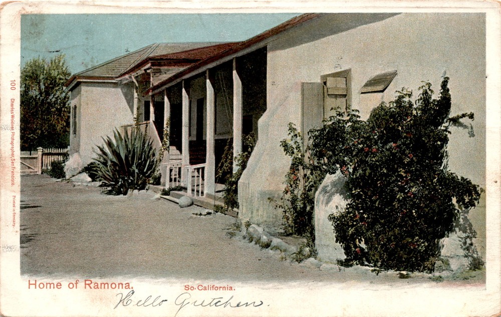 Charles Weidner, Photographer, San Francisco, Germany, Ramona, So. Postcard