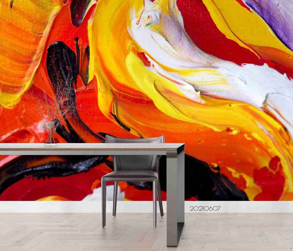 3D Abstract Oil Painting Wall Murals Wallpaper Murals Wall Sticker 2