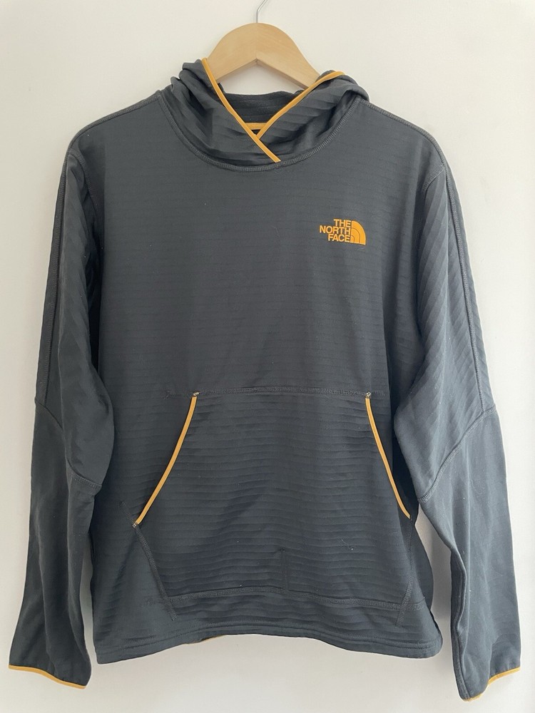 The North Face Men's 100% Polyester Lightweight Long Sleeve Hoodie Dark Gray M
