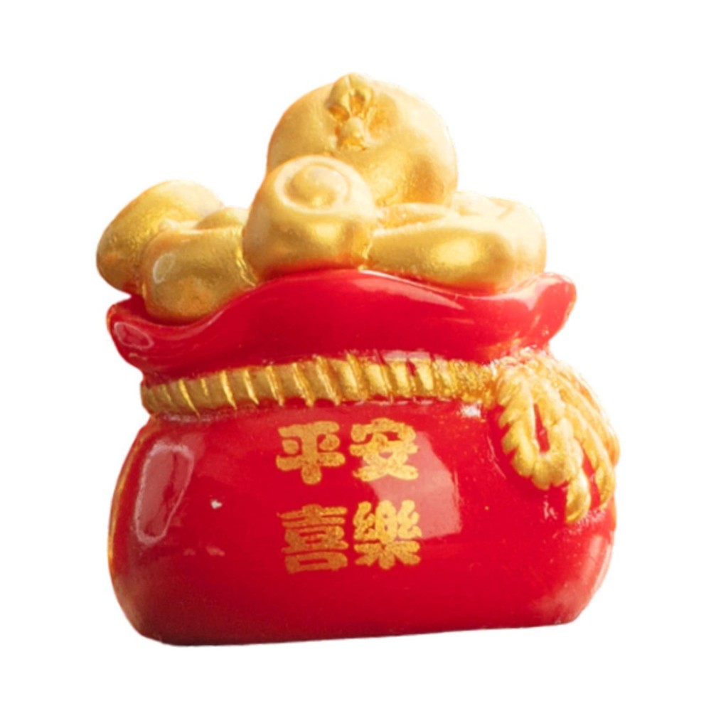 Chinese New Year Blessing Bag Decor Good Luck Blessing Bag Sculpture-image