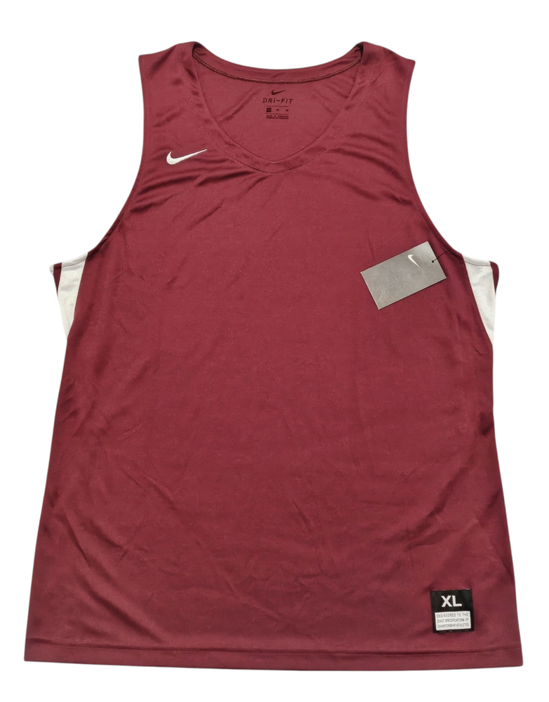 Nike Men’s Sangria Red DRI-FIT Basketball Tank Top Size XL for Training