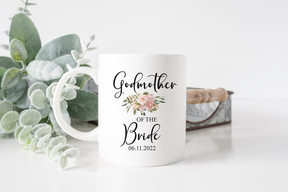 Personalized Godmother Of The Bride Mug Wedding Gift For Godmother Ceramic