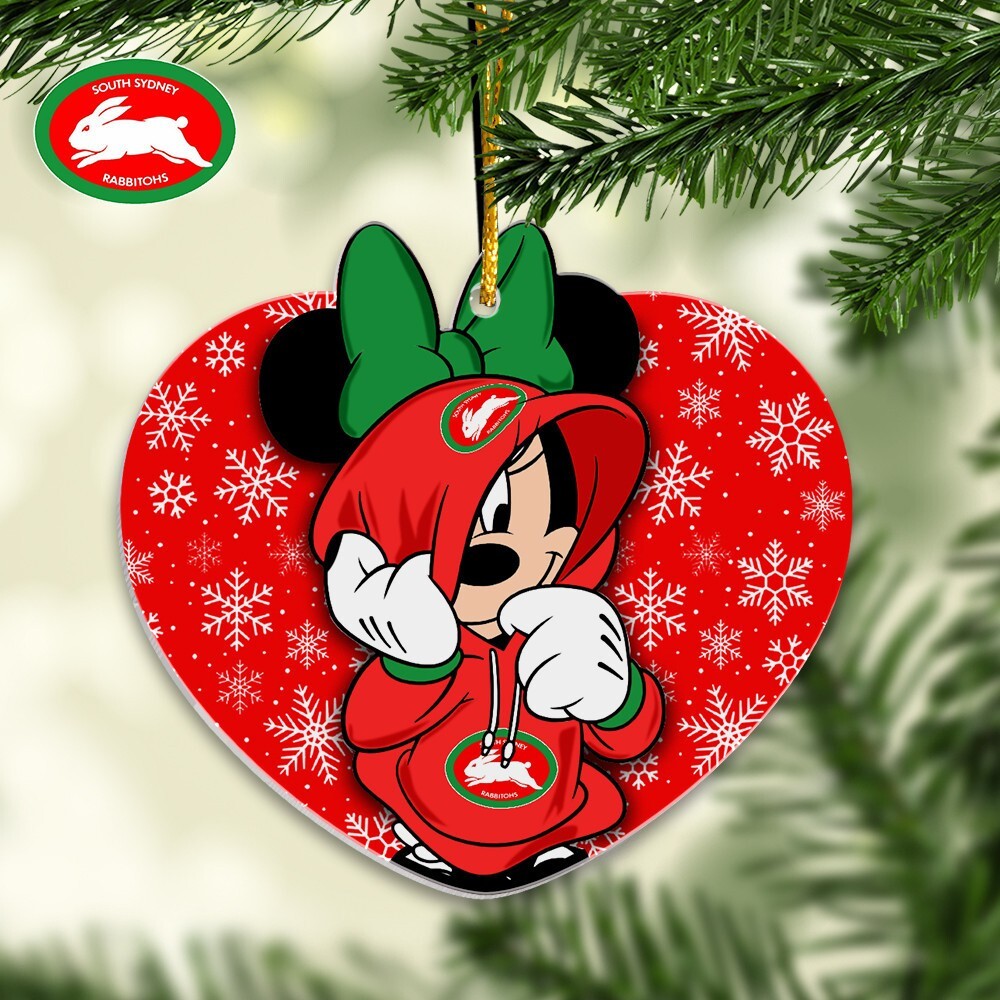 South Sydney Team Rabbitohs Christmas Mouse Ornament Gifts For Fans