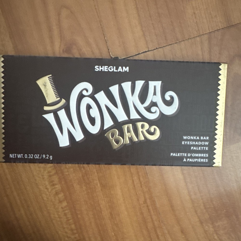 New! Willy Wonka Wonka Bar Eyeshadow Golden Ticket Sheglam Rare Palette Gift
