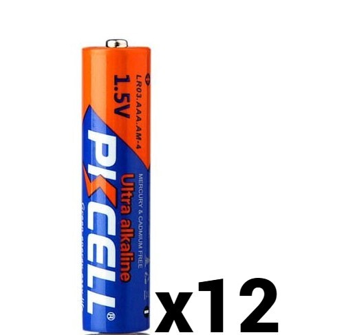 12 TWELVE AA PKCELL BATTERIES DOUBLE A E91 MN1500 PC1500 1.5V EXP 12-2033-image