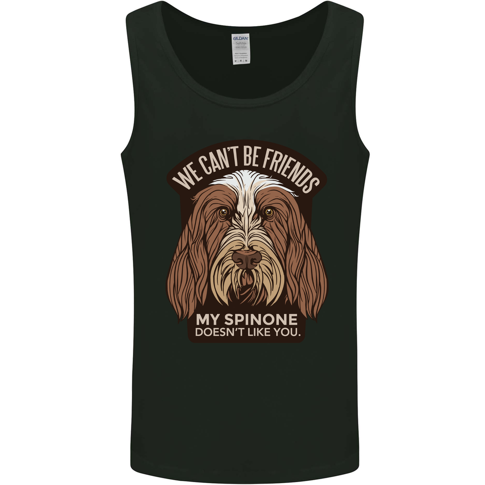 My Spinone Doesnt Like You Funny Dog Mens Vest Tank Top