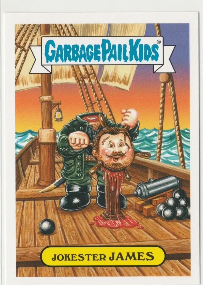 Jokester James Garbage Pail Kids GPK 2016 Prime Slime Trashy TV Card #7b