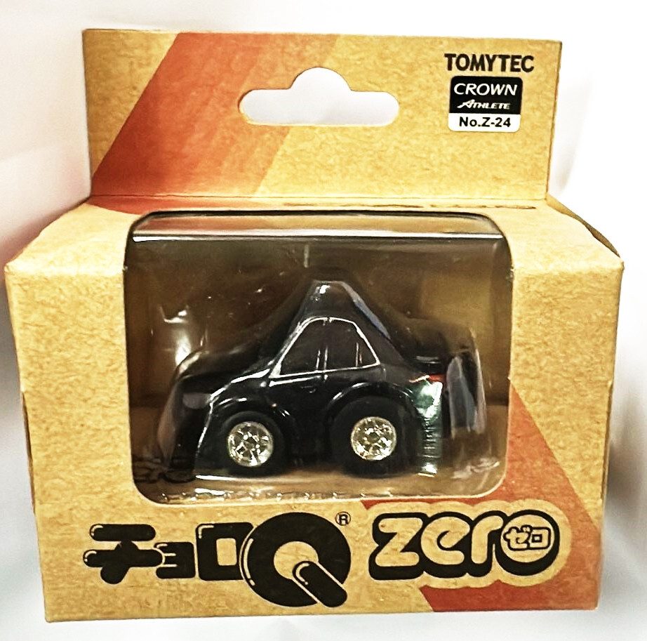 Tomytec Choro Q Z-24B Toyota Crown Athlete Black Pullback Car Plastic Model