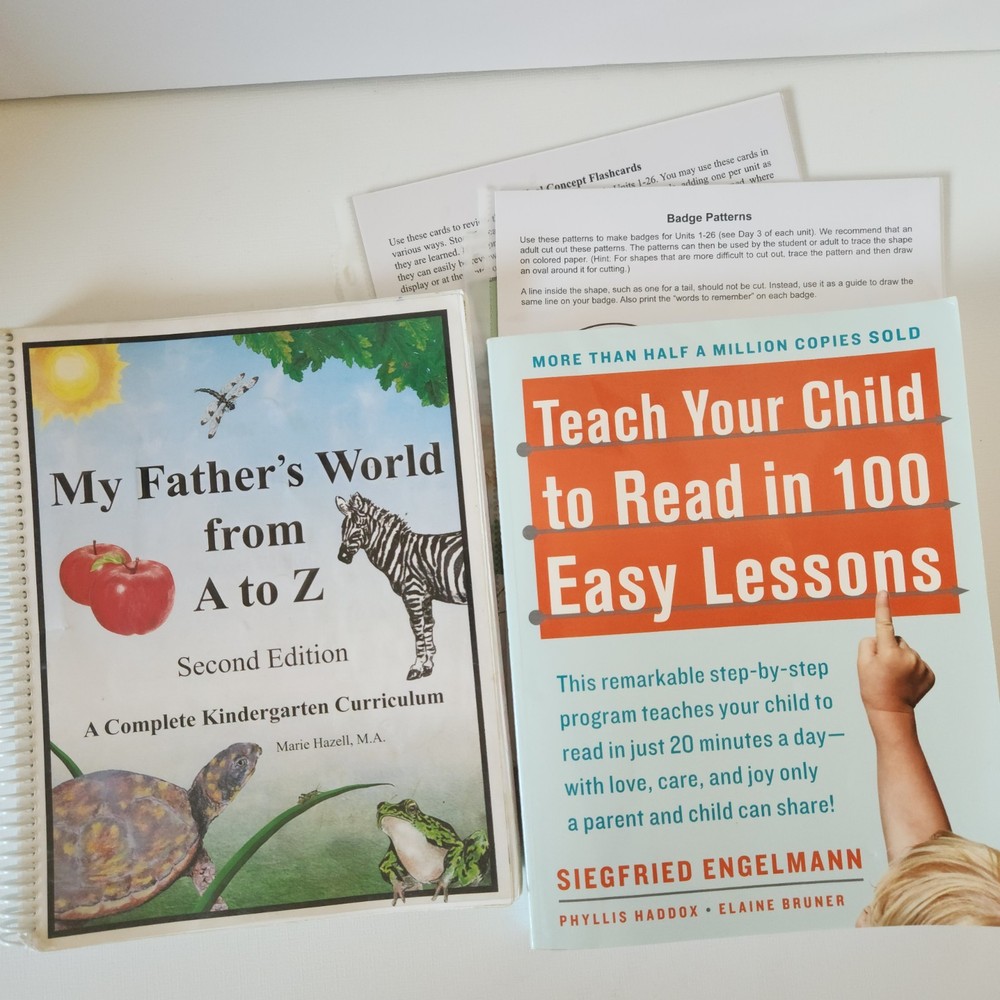My Father's World From A To Z Homeschool Kindergarten Curriculum 100 Easy Lesson