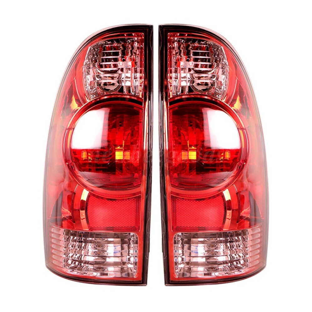 Pair Halogen Tail Lights For 2005-2015 Toyota Tacoma Rear Brake Lamps LH&RH Side