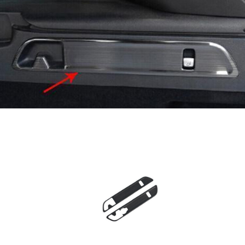Cubierta de gancho de maletero de puerta trasera de titanio negro para Mercedes-Benz GLC 2016-2022