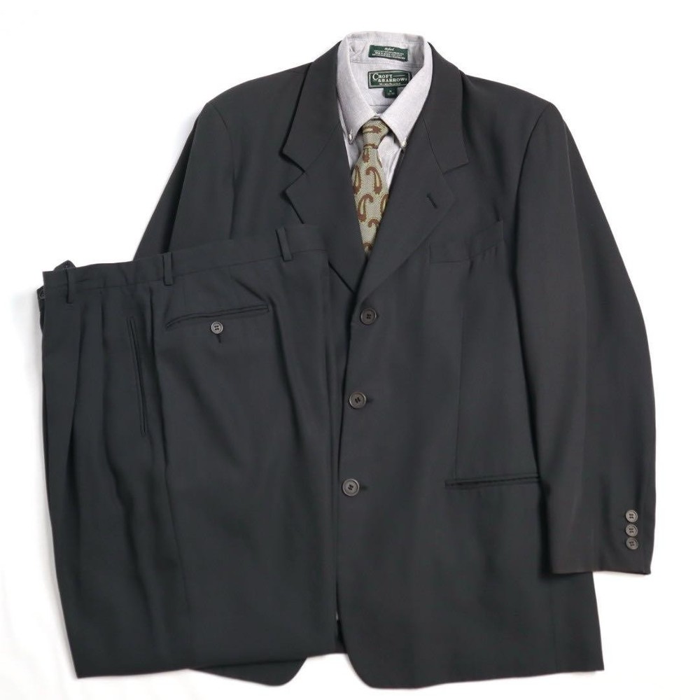 90s Armani Emporio 4-Piece Suit Set Vintage Style