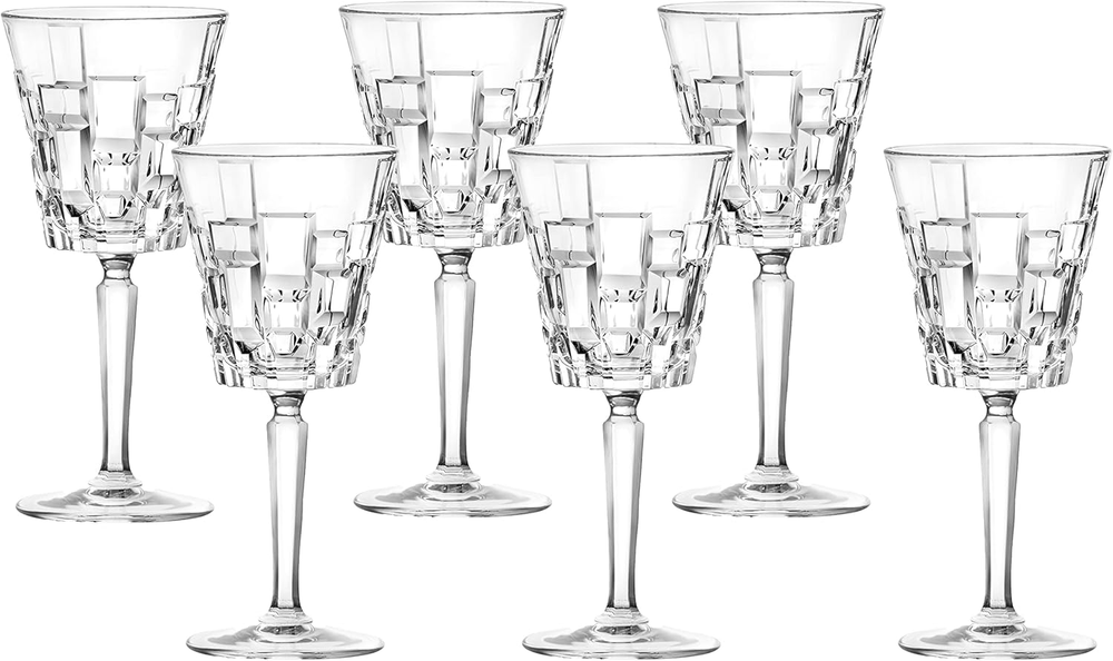 Etna 6-Piece Set of Elegant White Wine Goblets