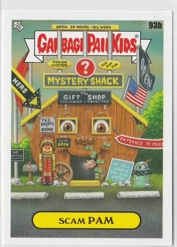 Scam Pam 93b Garbage Pail Kids GPK 2021 Vacation Series Card