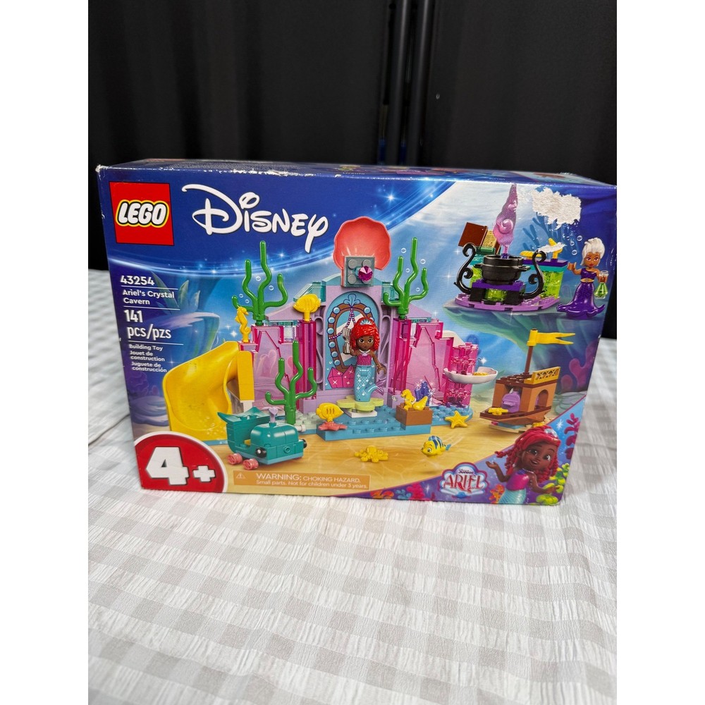 LEGO Disney Ariels Crystal Cavern 43254 The Little Mermaid Ursula Flounder 141pc