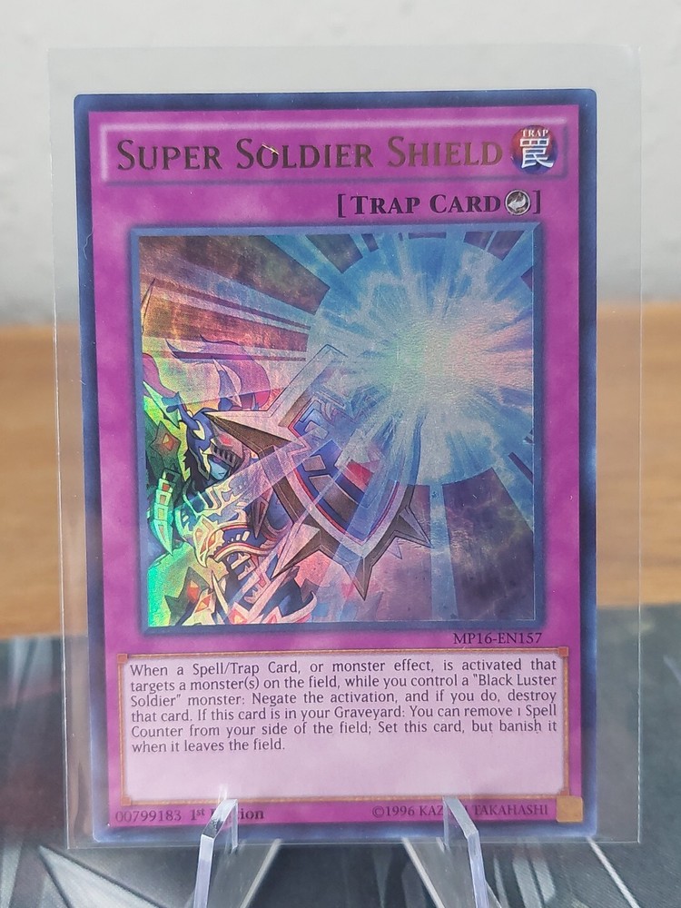 Super Soldier Shield MP16-EN157 Ultra Rare 1st Ed LP Yugioh Card