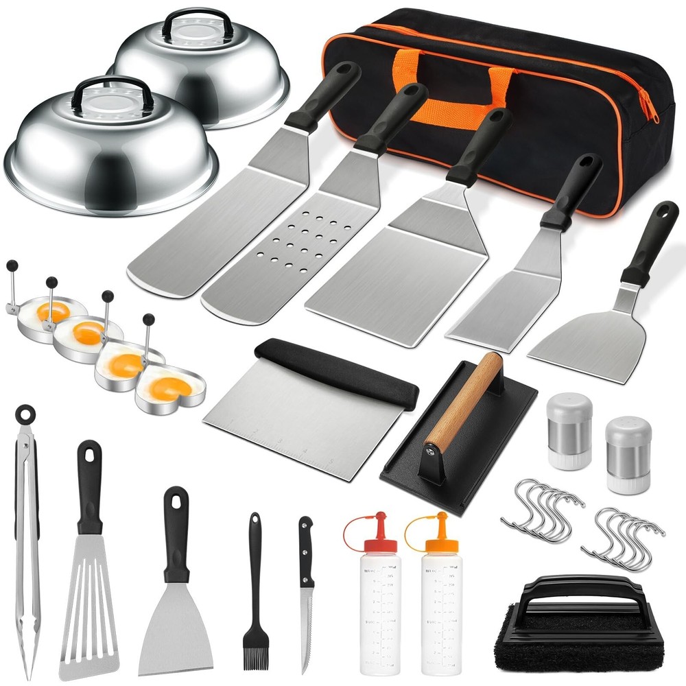 35PCS Blackstone Griddle Accessories Kit with Flat Top Grill Tools Set