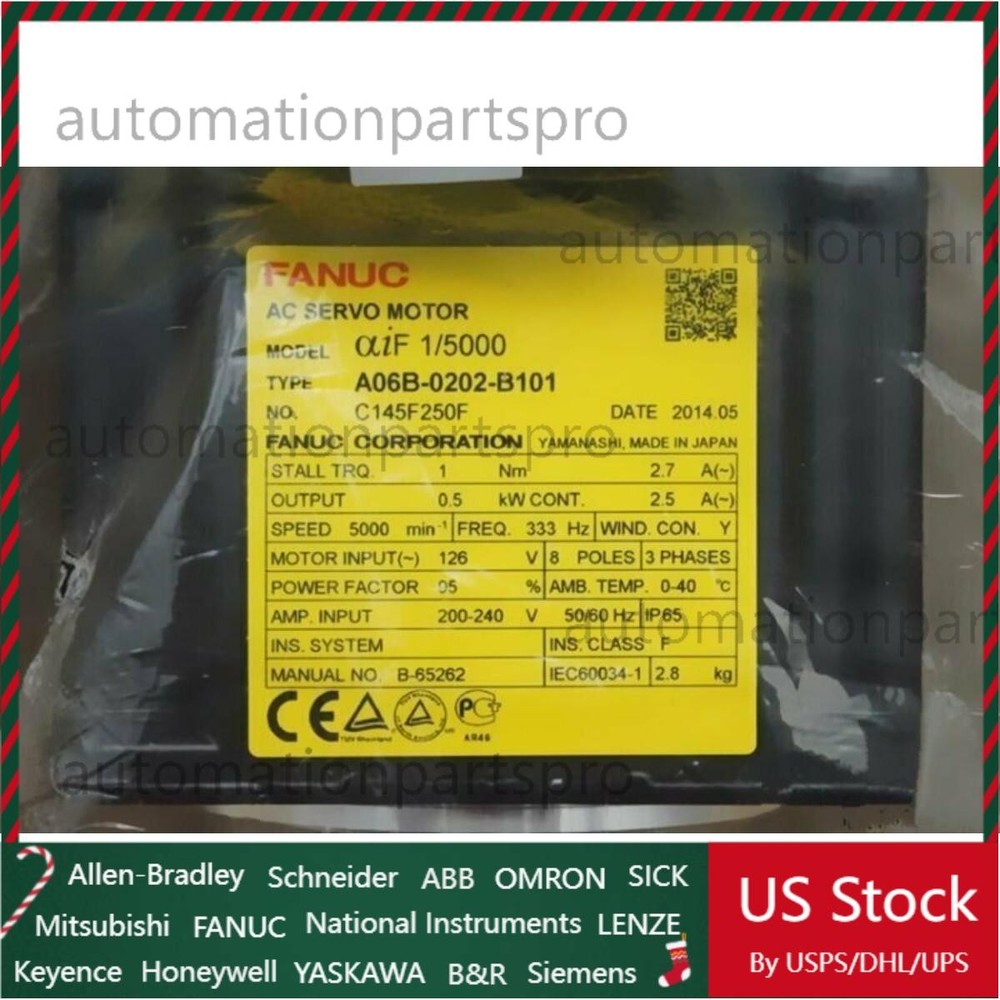 1PC New Fanuc A06B-0202-B101 Servo Motor Fast Shipping