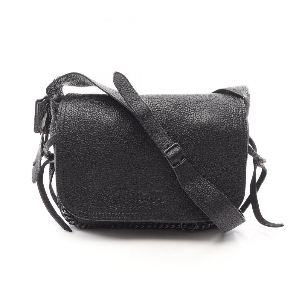 COACH Small Dakota Shoulder Bag F1493 leather Black Women Crossbody