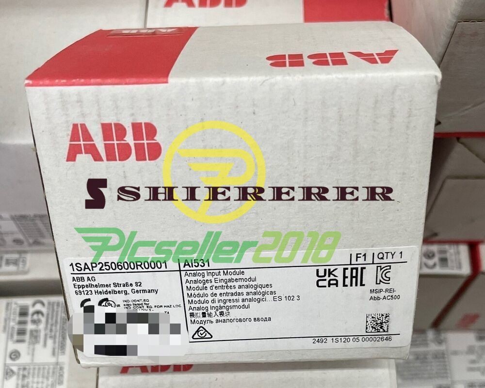 1PC New ABB AI531 1SAP250600R0001 Analog Input Module In Box Expedited Shipping