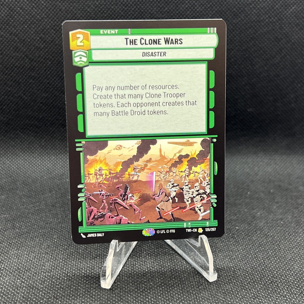 Star Wars Unlimited TCG Twilight of the Republic Clone Wars Rare Edition