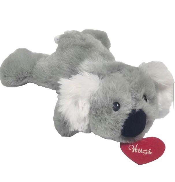 Large 10” Floppy Lying Down Flat Koala Plush Easter/Valentines Hugs