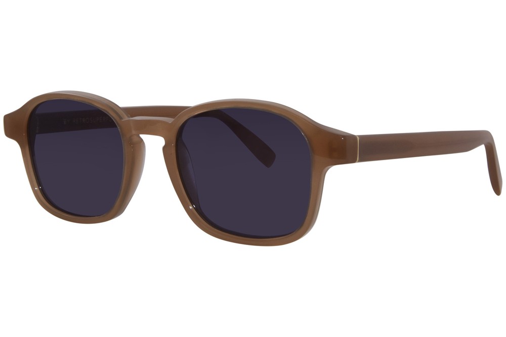 RetroSuperFuture 1W3 FW18 Ecru Blue Tint Square 49mm Sunglasses