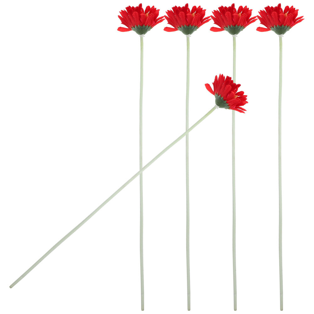 5 Pcs Peonies Artificial Flowers for Wedding Decoration Party Home Bridesmaid