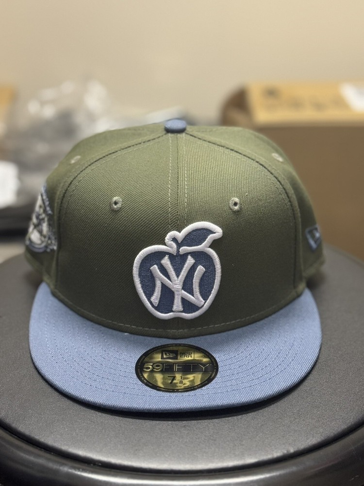 New Era New York Yankees Big Apple 100th YEAR ANNIVERSARY GREEN/blue Size 7 1/8-image