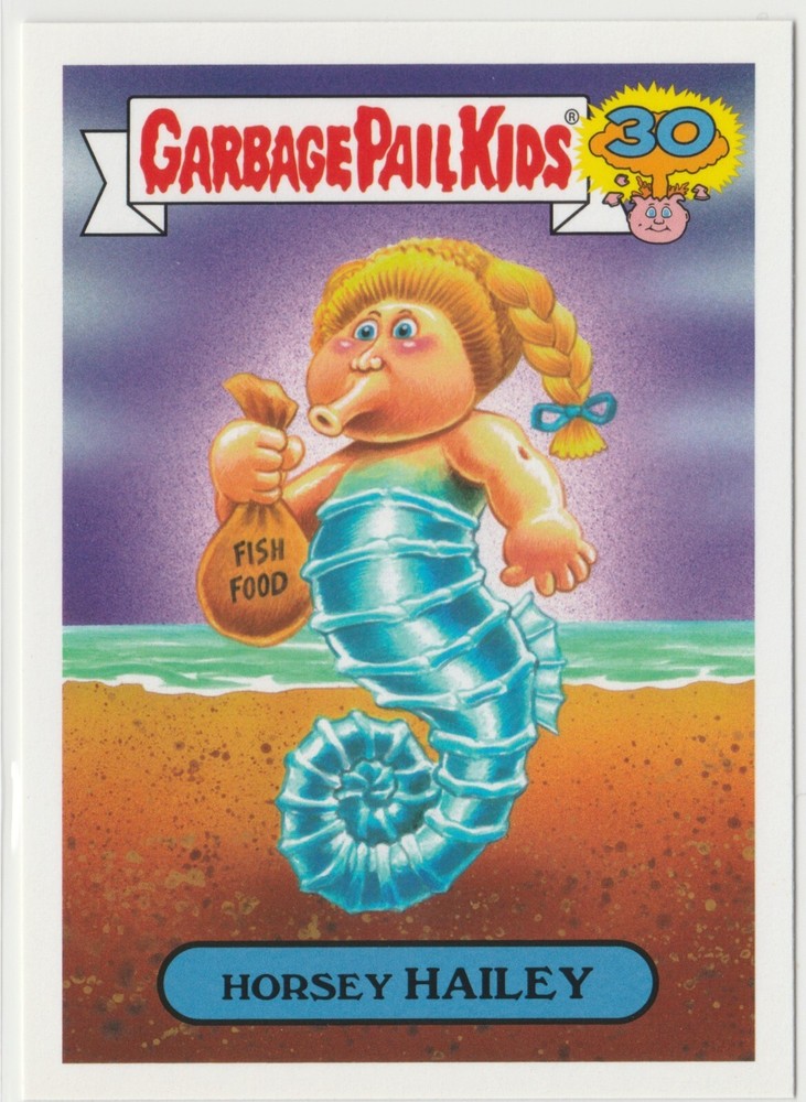 Horsey Hailey GPK 2015 30th Anniversary Series Card #8a