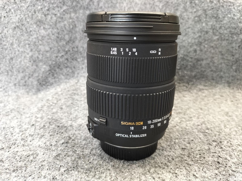 Sigma 18-200mm F3.5-6.3 DC OS HSM DSLR Lens - Used
