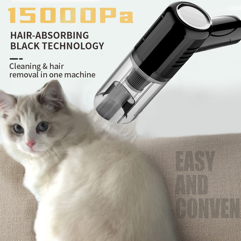 Dogs And Cats Pet Hair Suction Dry And Wet Dual-use Car Handheld Small Vacuum Cl
